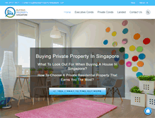 Tablet Screenshot of buyingpropertysingapore.com